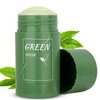 1PC Green Tea Purifying Clay Stick,Deep Cleanse Pore Blackhead Remove, Face Moisturizes Oil Control,Green Tea Cleansing Mask Improve Facial Dullness for All Skin Types