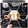OBSEDE 0.5mm Elastic Cord Beading Threads Stretch String Fibre Crafting Cords for Jewelry Making