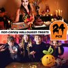 TOANWOD Halloween Party Favors Keychains: Pop Fidget Toys Goodie Bag Fillers Gifts for Kids - Trick Or Treats Basket Stocking Stuffers - Classroom Prizes (24Pcs)