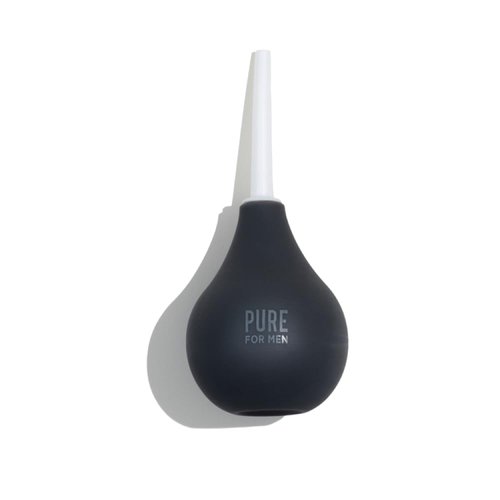 Pure for Men Bum Bulb | Anal Douche Kit with Detachable Tip | Reusable Enema, Easy to Use and Durable | Capacity 3 oz (89 mL)
