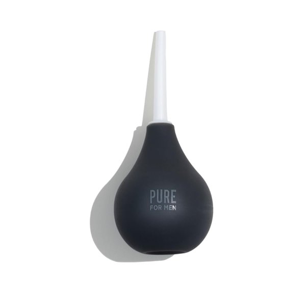 Pure for Men Bum Bulb | Anal Douche Kit with Detachable Tip | Reusable Enema, Easy to Use and Durable | Capacity 3 oz (89 mL)