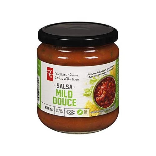President's Choice Mild Salsa, 430g/15.2 oz., {Imported from Canada}