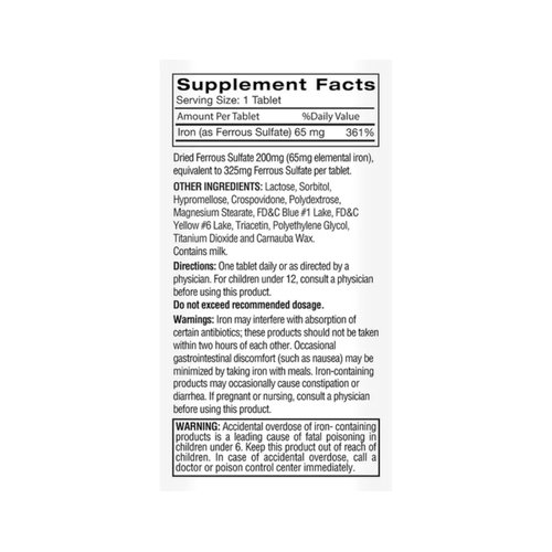 Feosol Original Ferrous Sulfate Iron Supplement , 120 CT (Pack of 3)