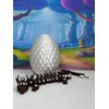 3D Printed Dragon with Dragon Egg, Articulated Brown and White Cherry Blossom Dragon, Fidget Toys for Autism/ADHD, Home Office Decor Executive Desk Toy D050