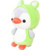 CASAGOOD Duck/Penguin Stuffed Animal in Frog Costume Adorable Plushies Wearing Green Frog Outfit Plush Toys Great for Kids and Lovers,Stuffed Penguin Animals 10 Inch