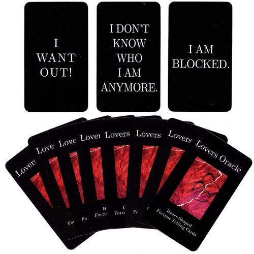 Han Yu Bowen Love Oracle Cards,Tarot Cards for Beginners,80 Love Tarot Cards Twin Flame Oracle Deck,Love Oracle Cards Deck Make Love Romantic,Tarot Cards with Message on Them Oracle Cards