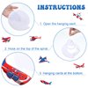 30 Pieces Airplane Hanging Swirls Decoration Airplane Party Supplies Airplane Foil Swirls Airplane Ceiling Whirls Airplane Spiral Streamers for Airplane Theme Party Baby Shower Birthday Party Favors