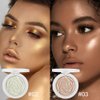 evpct Blonde Gold & Champagne Gold Face Highlighter Makeup Shimmer Glitter Diamond Sparkly Highlighters Makeup Palette Powder for Face Body Cheek iluminadores iluminador de jos maquillaje luminizers