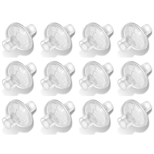 Nispira Viral in-line Outlet Filter Compatible with ResMed, Dreamstation CPAP/BiPAP Machine, 12 Packs
