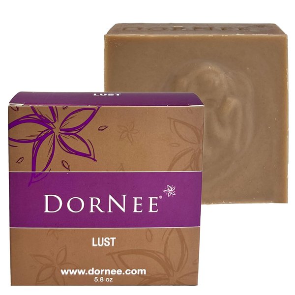 DorNee' Lust Bar Soap, Shea Butter, Natural, Handmade, Cold Processed, Essential Oil, Gentle (5.8 oz)