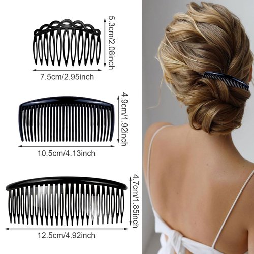 SHEHARUHI 18 Pieces Banana Hair Clips Classic French Hair Comb Set Fishtail Plastic Twist Hair Clip Ponytail Accessories for Women Girls, 9 Styles