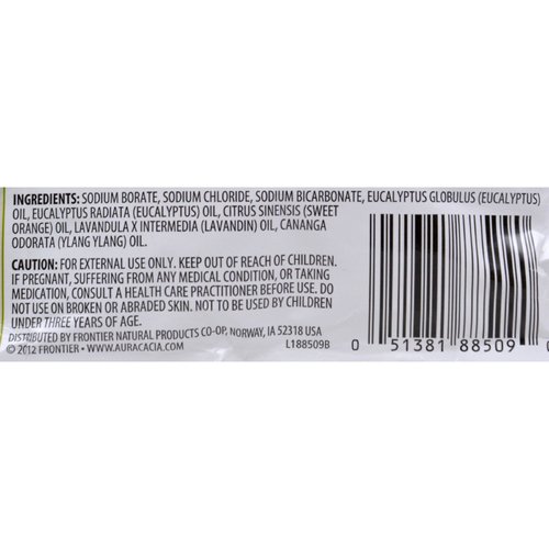Aura Cacia Clearing Eucalyptus Aromatherapy Mineral Bath Salt, 2.5 Ounce Packet - 6 per case.6