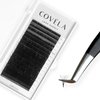 Covéla Lash Tray | 0.07 C 7mm Single Length Eyelash Extension Tray - Beautiful Eyelashes - Professional Lash Extensions - Superior Synthetic Mink Individual Lashes On Clean Strips - Beauty Storage Trays | Semi Gloss Lash Tray