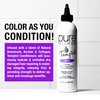 Pure Blends Tempted Purple Intense Color Depositing Conditioner Brighten & Tone Color Faded Hair Semi Permanent Hair Dye Prevents Color Fade Extend Vibrant Color Tones To Dyed Hair 8.5 Oz.