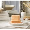 Pre de Provence Artisanal Soap Bar, Enriched with Organic Shea Butter, Natural French Skincare, Quad Milled for Rich Smooth Lather, Persimmon, 8.8 Ounce