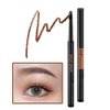 【DOT.DOT】BABY SHOCK Triangular Point Eyebrow Pencil with Built-In Spoolie Brush in chocolate brown, Long-Lasting Eyebrow Pencil, Waterproof Eyebrow Pencil (2counts) (Chocolate Brown)