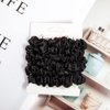 12Pcs Satin Hair Scrunchies, Black Scrunchies Hair Ties Elastic Hair Bands Ponytail Holder Hair Accessories Teen Girl Gifts Trendy Stuff