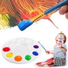 Zaldui Paint Tray Palettes, 6 Pack, Painting Supplies, Painting Palette for Kids, Plastic Palette