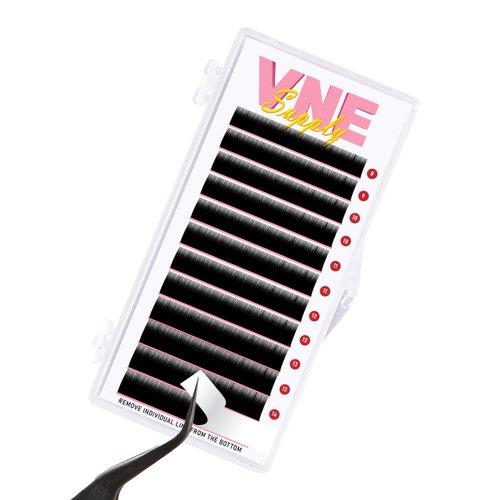 Eyelash Extensions 0.05 C CC D DD J B L Curl 13-20mm Lash Extensions Supplies Individual Lashes Premium Silk Volume & Classic Lash Soft Matte Dark Professional Eyelashes Extension