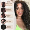 Hair Extensions Afro Kinkys Bulk Human Hair for Dreadlock Extensions Loc Repair Braiding Twist Tight Afro Kinky Human Hair for Locs (30,100g/3.3 oz, 8in)