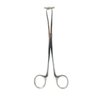 OdontoMed2011 Septum Forceps Clamp Pliers for Nose Septum Piercing Forceps 6" Stainless Steel Tongue Tattoo Body Piercing Pliers Clamp Tools Mirror Polish Finish
