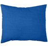 SheetWorld Comfy Travel Pillow Case - 100% Soft Cotton Percale - Royal Blue - Made in USA