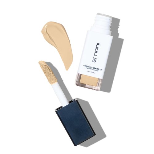 Emani Organic HD Corrective Liquid Concealer Full Coverage Makeup, Best Color Correcting Face Makeup, 623 Fair, 0.3 fl oz