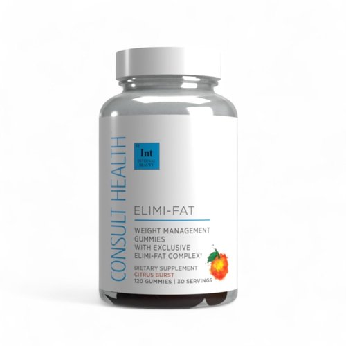 Consult Health ELIMI-Fat Weight Management Gummies - Morosil & Apple Cider Vinegar for Digestive Health - Non-Caffeine Plant-Based Supplement - Supports Weight Loss, BMI & Waist Reduction - 120 Count