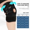 Plus Size Knee Brace XL-8XL,Stable Support of The Decompression Knee, Effective Relief of ACL, Arthritis, Meniscus Tear, Tendinitis Pain, Adjustable Compression Band, Suitable for Men and Women (5XL-6XL)