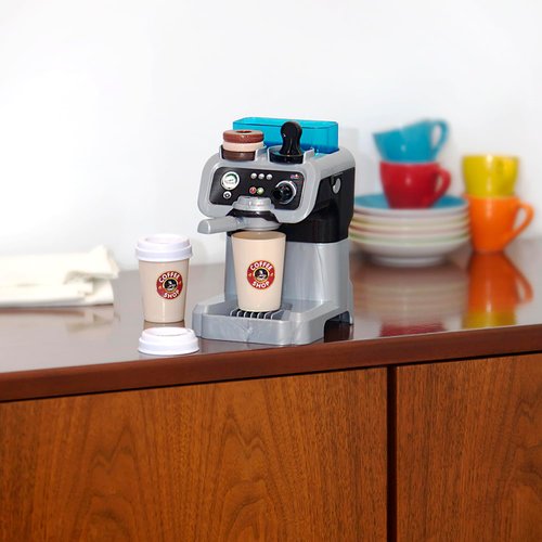 Klein: Barista Espresso Machine - Kitchen Appliance Toy, Coffee Making & Accessory Pretend Play Set, Realistic Water Flow Function, Kids Ages 3+