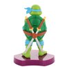 Exquisite Gaming: Holdems: TMNT - Leonardo - Earbud & Phone Holder, Cable Guys, Mini Collectibles with a Twist, Teenage Mutant Ninja Turtles Figure