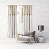 Amazing Drapery Hardware White Swivel Sash Curtain Rods with Brass Ends, Set of 2 (Hardware Included) - Adjustable Length 11-19 Inches, Easy to Install Metal Rods for Doors, Windows, and Sidelights