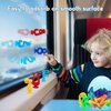 Bath Toys Suction Cup Toys 36 PCS Silicone Suction Travel Toys Window for Kids Ages 3-8 Boys Girls Sensory Toys Silicone Animal Sucker Toys