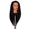 Bellrino 24" Cosmetology Mannequin Manikin Training Head with 100% Human Hair with Clamp Holder - Lindsey + C