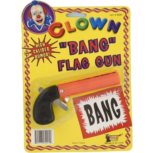 Forum Novelties 61763 Bang Flag Gun Party Supplies, Medium, Multicolor