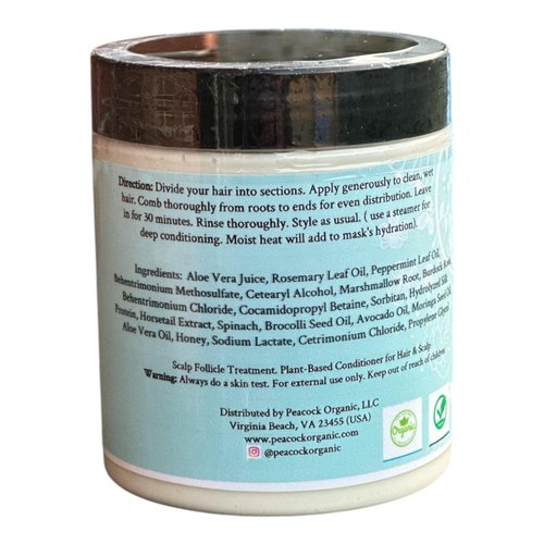 Rosemary Mint Deep Conditioner Infused Biotin - Conditioner Treatment for Split Ends and Dry Hair, Deep Moisture, 8oz