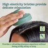 MINTREE Scalp Purify Massager/Scalp Scrubber with Flexible and Dense Bristles for Hair Growth, Hair Shampoo Brush for Scalp Exfoliator, Stimulating Scalp
