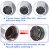 Faucet Aerator M18.5, WeeVeni 6PCS Aerator Replacement for Sink Faucet Flow Restrictor, Kitchen Cache Aerators Bathroom Sink Aerator with Key Removal Wrench Tool