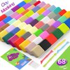 Air Dry Clay for Kids,Modeling Clay Kit 68 Colors with Sculpting Tools,Model Magic Clay, Arts and Crafts Gift for Birthdays & Holidays Boys Girls Ages 3-12