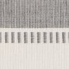DII Dobby Stripe Woven Table Runner, 13x72 (13x77.5, Fringe Included), Cool Gray