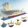 LUKHANG World Famous Titanic Micro Building Block Set for Adult Cruise Ship Micro Bricks Model Kit for Kids Ages of 14+ - 1872 PCS Great Gift