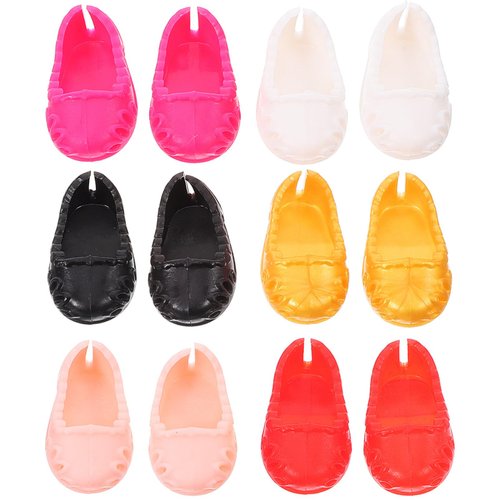 UPKOCH 6 Pairs Mini Doll Shoes 1:12 Miniature Shoe Tiny Shoes Plastic Boot Models Dollhouse Decor...