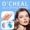 O'CHEAL Oil Control Concealer Pressed Powder, Translucent Jelly Setting Powder Foundation, Long-Lasting Flawless Reduce Pores Lightweight Matte Waterproof Face Cosmetics, Cruelty-Free&Vegan