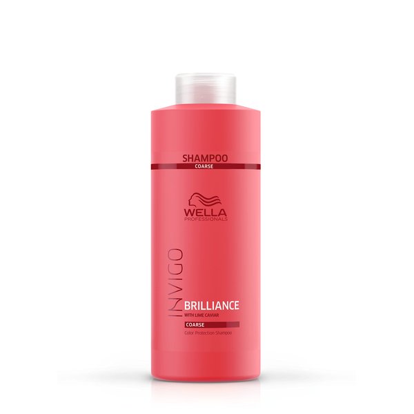 Wella Professionals Invigo Brilliance Shampoo | For Coarse Hair| Color Protecting & Color Vibrancy| 33.8 Fl Oz