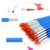60 Pcs Round Paint Brushes,Small Brush Bulk for Detail Painting