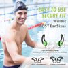 [2 Pairs] Ear Plugs for Swimming, Hearprotek Swim Ear Plugs Adults-Waterproof Silicone Water earplugs for Men Women Juniors Swimmers Pool Shower Bathing (Green)