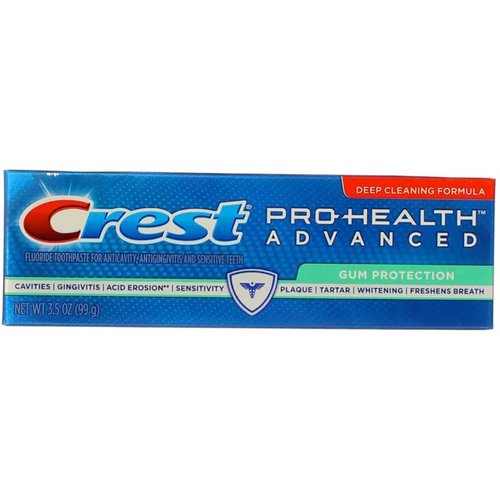 Crest Pro-Health Advanced Fluoride Toothpaste Gum Protection - 3.5 oz, Pack of 6