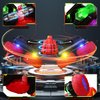 28°C RC Cars, Remote Control Cars Toys for Boys 8-12, Rotating Stunt Cars with Headlight Wheel Light, Double-Sided Driving 360°Flips Rotating Car Toy for Kids Birthday (Red)
