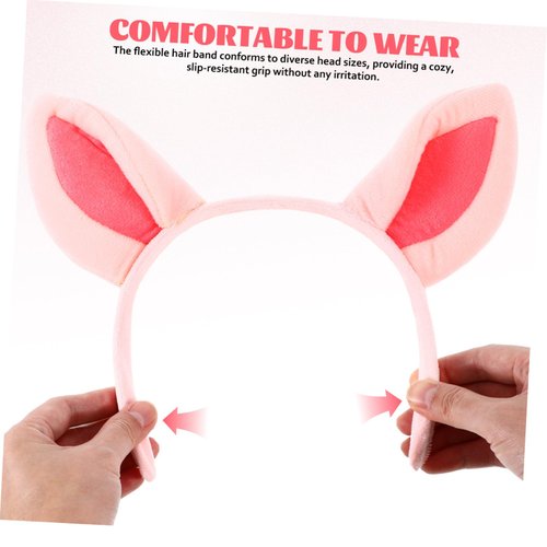 IMIKEYA Jungle Animal Headbands: 3pcs Animal Headbands Jungle Party Decorations Headbands Animal Hair Hoop Animal Ear Headband for Kids Adults Animal Costumes Cosplay Birthday Party