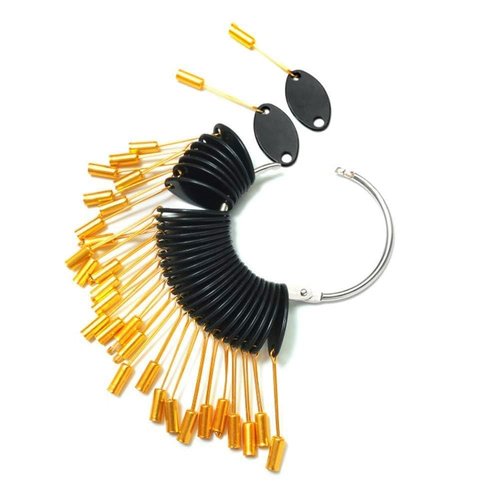 ICRAB Hair Swatches for Testing Color,30s/pack Gold Buckles for Making Hair Colors Samples Hair Color Rings